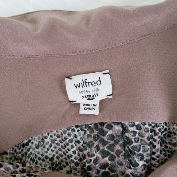 WILFRED - Python Silk Long Sleeves Button Down - Picture 4 of 6